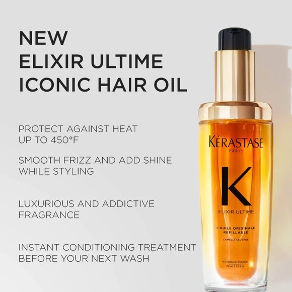 Kérastase Elixir Ultime Refillable Hydrating Hair Oil - Picture 6 of 12